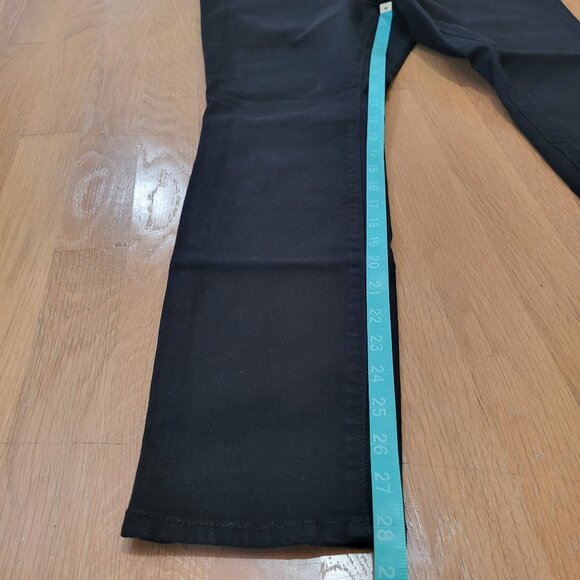 Universal Thread Jeans Mid Rise Curvy Skinny Black Denim Stretch Womens 10 30R - Picture 11 of 12